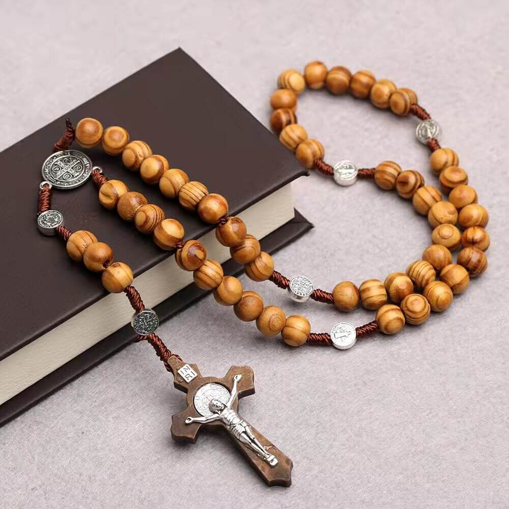Divine Protection – Handmade Palo Santo Rosary